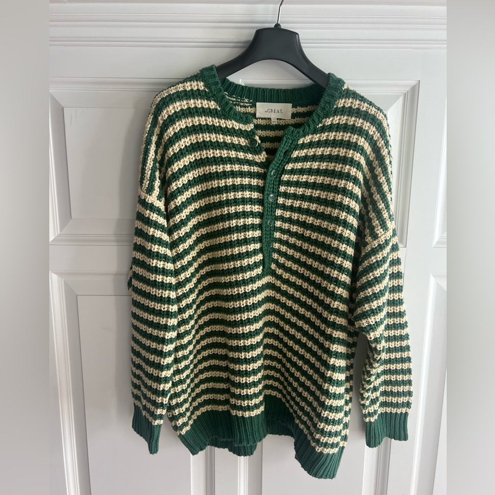 THE GREAT STRIPED PULLOVER SWEATER